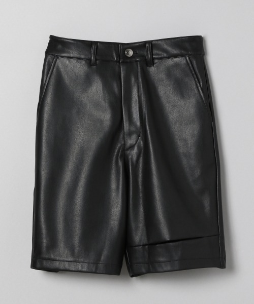 JEANASIS（ジーナシス）の「ビーガンレザースリットショートパンツ/239821（その他パンツ）」 WEAR