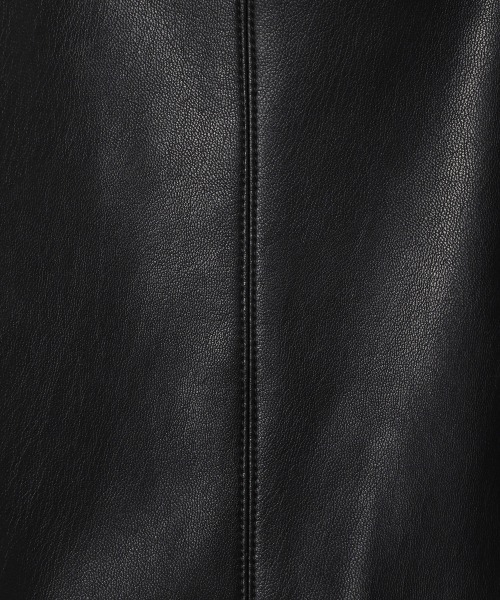 JEANASIS（ジーナシス）の「ビーガンレザースリットショートパンツ/239821（その他パンツ・レディース・ブラック/グレイッシュベージュ/アイボリー・FREE）」の15枚目の写真