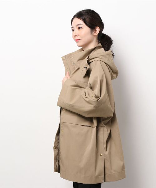 Whim Gazette（ウィムガゼット）の「【THE PAUSE】ポンチョコート（ポンチョ・レディース・カーキ/ネイビー/ベージュ・FREE）」の5枚目の写真