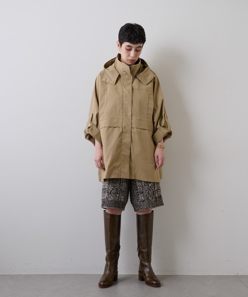 Whim Gazette（ウィムガゼット）の「【THE PAUSE】ポンチョコート（ポンチョ・レディース・カーキ/ネイビー/ベージュ・FREE）」の22枚目の写真
