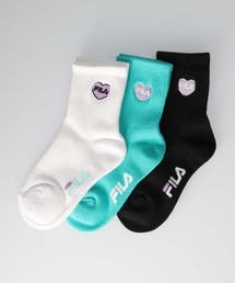 FILA | 【FILA】ハートモチーフクォーターソックス3点セット(ソックス/靴下)
