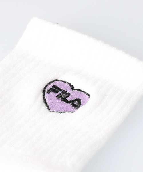 FILA（フィラ）の「【FILA】ハートモチーフクォーターソックス3点セット（ソックス/靴下・キッズ・ブルー・M/L）」の8枚目の写真