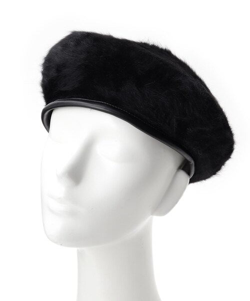 THE SHOP TK （ザ ショップ ティーケー ）の「◆パイピングシャギーベレー（ハンチング/ベレー帽・レディース・ブラック/ベージュ/グレー・99）」の7枚目の写真