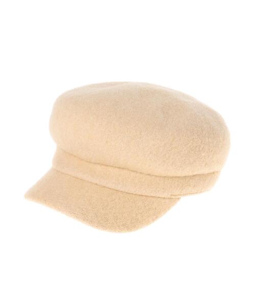 INGNI（イング）の「ウールキャスケット（ハット・レディース・ブラック/モカ/ベージュ・ONE SIZE）」の4枚目の写真