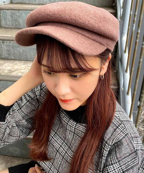 INGNI（イング）の「ウールキャスケット（ハット・レディース・ブラック/モカ/ベージュ・ONE SIZE）」の13枚目の写真