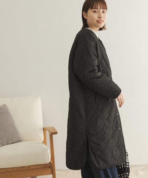 FORK&SPOON（フォークアンドスプーン）の「FORK&SPOON　リバーシブルボアロングコート（ノーカラージャケット・レディース・ホワイト系その他/ブルー系その他・ONE）」の13枚目の写真