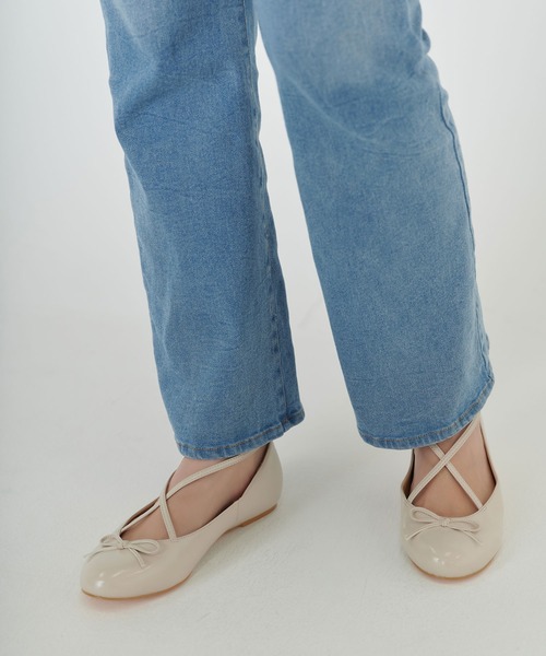 TINA：JOJUN（ティーナジョジュン）の「バレエ シューズ TINA：JOJUN（バレエシューズ・レディース・ブラック/アイボリー/キャメル/ピンクベージュ・S/M/L）」の12枚目の写真