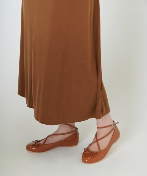 TINA：JOJUN（ティーナジョジュン）の「バレエ シューズ TINA：JOJUN（バレエシューズ・レディース・ブラック/アイボリー/キャメル/ピンクベージュ・S/M/L）」の16枚目の写真