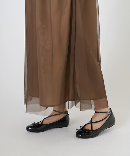 TINA：JOJUN（ティーナジョジュン）の「バレエ シューズ TINA：JOJUN（バレエシューズ・レディース・ブラック/アイボリー/キャメル/ピンクベージュ・S/M/L）」の19枚目の写真