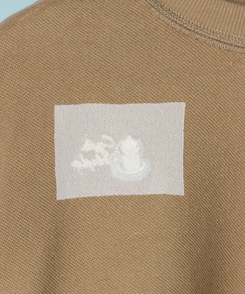 Lindsay（リンジィ）の「サイドリボン胸刺しゅうアソートトレーナー（スウェット・キッズ・モカ/アイボリー/ピンク/ブルーグレー・L/M/S）」の11枚目の写真