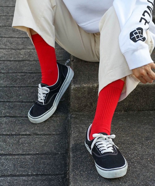 STANCE(スタンス)の「【STANCE / スタンス】ICON / ワンポイントソックス(ソックス/靴下・メンズ・ブラック×ホワイト/ホワイト/ダークネイビー/グリーン/レッド/スモークピンク/ピンク/グレー/ブラウン/ライトグレー/ローズ/ヘザーグレー/オレンジ・SMALL/LARGE)」の11枚目の写真