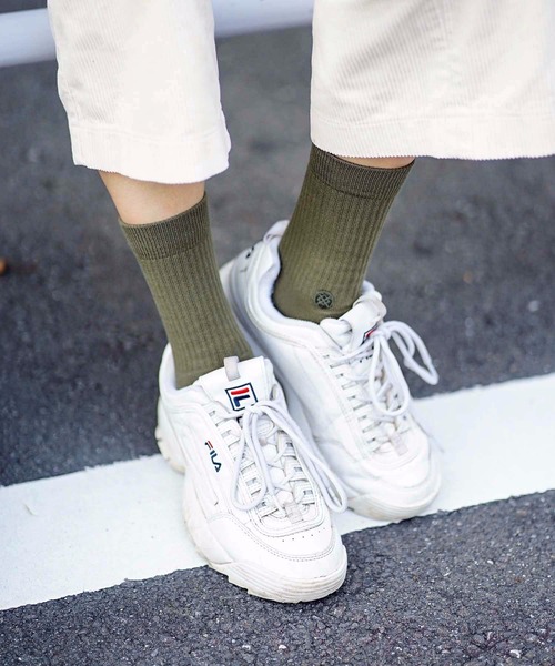 STANCE(スタンス)の「【STANCE / スタンス】ICON / ワンポイントソックス(ソックス/靴下・メンズ・ブラック×ホワイト/ホワイト/ダークネイビー/グリーン/レッド/スモークピンク/ピンク/グレー/ブラウン/ライトグレー/ローズ/ヘザーグレー/オレンジ・SMALL/LARGE)」の7枚目の写真