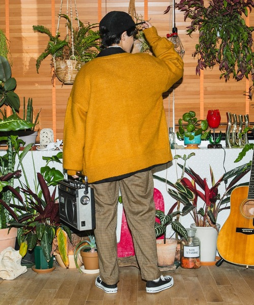 kutir（クティール）の「もちもちVネックカーディガン（カーディガン/ボレロ・レディース・オレンジ/ベージュ/ブラック/マスタード・FREE）」の19枚目の写真