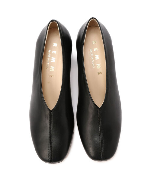 REMME(レメ)の「REMME(レメ) チャンキーヒールパンプス /MA-6433-SO(パンプス・レディース・ブラック/オフホワイト・38/36/37)」の4枚目の写真