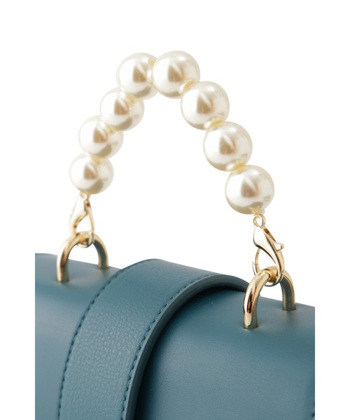 JILL STUART（ジルスチュアート）の「◆ミニパールバッグ（ハンドバッグ・レディース・ブラック/グリーン・ﾌﾘ-）」の12枚目の写真