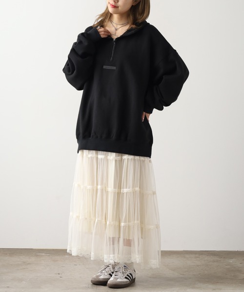 【FOG】ESSENTIALS ハーフジッププルオーバー 関税送料込み FOG ESSENTIALS トレーナー スウェット ESSENTIALS