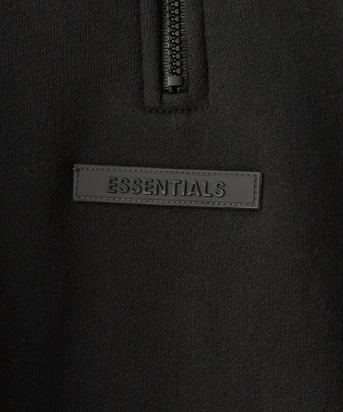 FOG ESSENTIALS(エフオージーエッセンシャルズ)の「FOG ESSENTIALS/エッセンシャルズ FOG BACK LOGO HALF ZIP SWEAT ハーフジップ スウェット 裏起毛 シリコン バックプリント ロゴ オーバーサイズ(スウェット・メンズ・ブラック/モスグリーン/グレイッシュベージュ/クリーム・S/M/L/XL)」の10枚目の写真