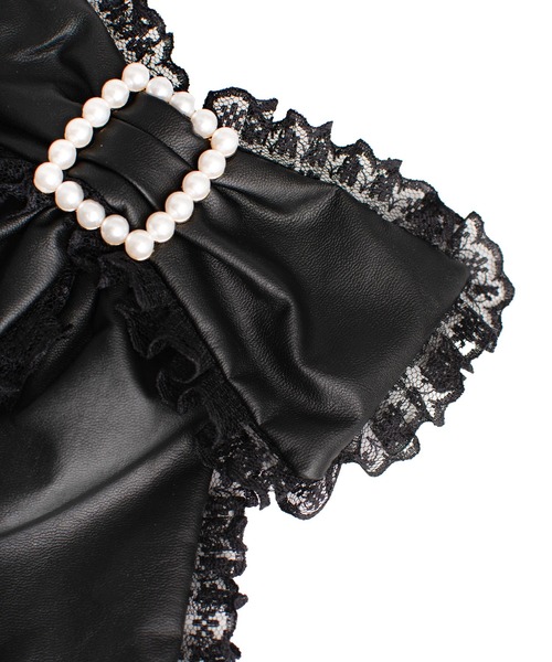 ROJITA（ロジータ）の「フェイクレザーBIGリボンバレッタ（バレッタ/ヘアクリップ・レディース・ブラック系その他・FREE）」の10枚目の写真