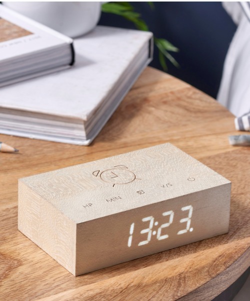 BIRTHDAY BAR（バースデイバー）の「フリップクリッククロック Flip Click Clock（置時計・レディース・ホワイト/ブラック/ブラウン・フリー）」の2枚目の写真