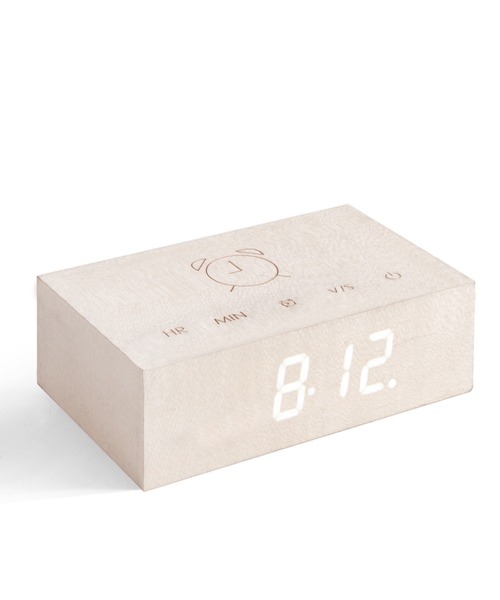BIRTHDAY BAR（バースデイバー）の「フリップクリッククロック Flip Click Clock（置時計・レディース・ホワイト/ブラック/ブラウン・フリー）」の8枚目の写真