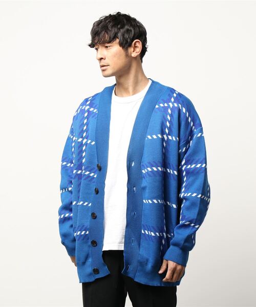 RINGS チェックニットカーデ（カーディガン/ボレロ）｜JUGLANS（ユグランス）