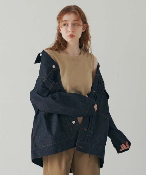 hinari（ヒナリ）の「カラーニットタンク（その他トップス・レディース・ベージュ/ブラウン/アイボリー/テラコッタ・FREE）」の11枚目の写真