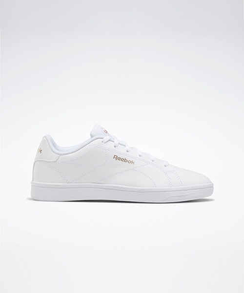 Reebok(リーボック)の「ロイヤル コンプリート クリーン 2.0 / ROYAL COMPLETE CLEAN 2.0(スニーカー・レディース・ホワイト×ピンク/ブラック×グレー/オフホワイト/ブラック×シルバー/ブラック×ホワイト/ホワイト×ホワイト・22.5cm/23.5cm/24.5cm/25.5cm/23.0cm/24.0cm/25.0cm/26.0cm/22.0cm)」の1枚目の写真