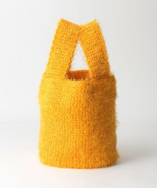 BEAUTY&YOUTH UNITED ARROWS（ビューティーアンドユースユナイテッドアローズ）の「BY カラーニット バッグ（トートバッグ・レディース・オレンジ/ライラック・FREE）」の11枚目の写真