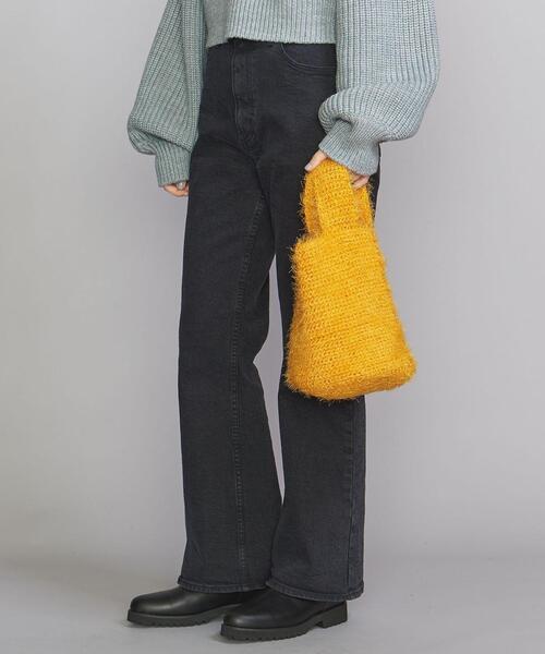 BEAUTY&YOUTH UNITED ARROWS（ビューティーアンドユースユナイテッドアローズ）の「BY カラーニット バッグ（トートバッグ・レディース・オレンジ/ライラック・FREE）」の13枚目の写真