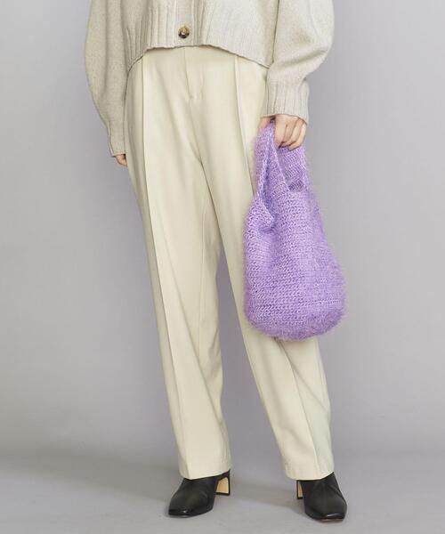 BEAUTY&YOUTH UNITED ARROWS（ビューティーアンドユースユナイテッドアローズ）の「BY カラーニット バッグ（トートバッグ・レディース・オレンジ/ライラック・FREE）」の15枚目の写真