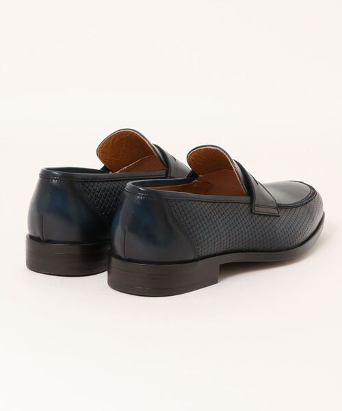 CROWDED CLOSET（クラウデッドクローゼット）の「型押しレザーコインローファー（ローファー・メンズ・ネイビー/ブラウン・02/03/01）」の21枚目の写真