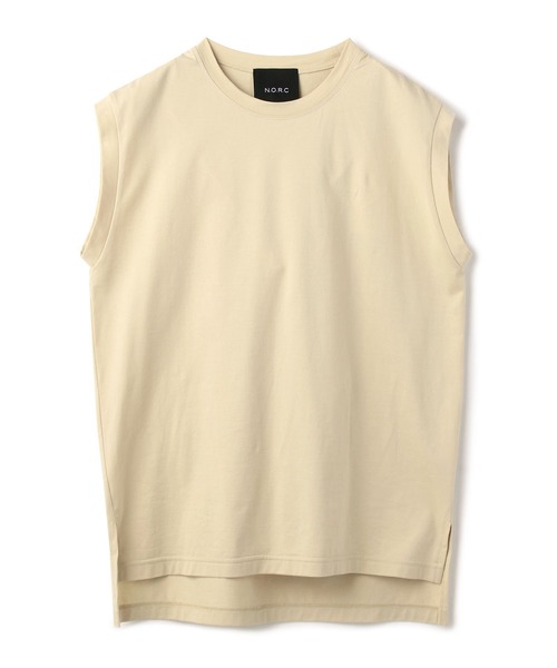 N.O.R.C(ノーク)の「ハイゲージノースリプルオーバー(Tシャツ/カットソー・レディース・ブラック/ホワイト/ライトベージュ/カーキ/グレー/イエロー・S/M)」の1枚目の写真