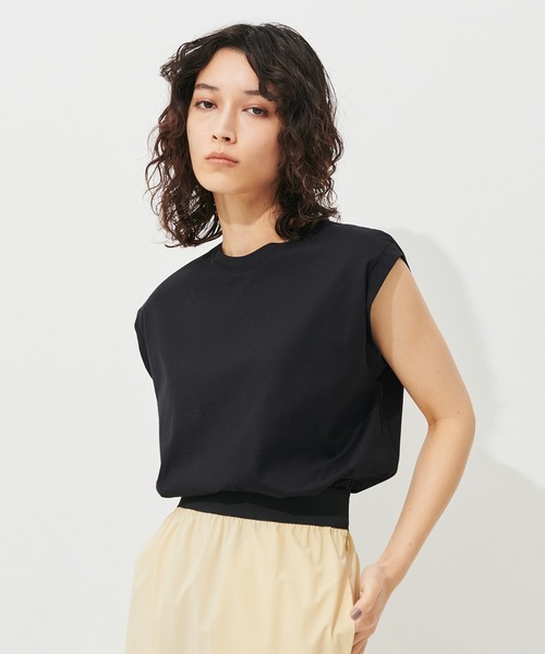N.O.R.C(ノーク)の「ハイゲージノースリプルオーバー(Tシャツ/カットソー・レディース・ブラック/ホワイト/ライトベージュ/カーキ/グレー/イエロー・S/M)」の3枚目の写真