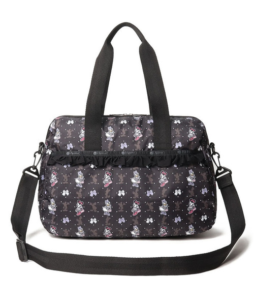 レスポートサック ディズニー　ハーパーバッグ ミニー＆デイジードットラッフル LeSportsac（レスポートサック）の「RUFFLE HARPER BAG ミニー