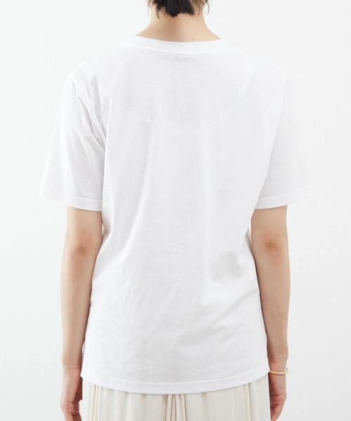 Liesse（リエス）の「シルケット天竺　PLAISIR Tシャツ（Tシャツ/カットソー・レディース・ホワイト/モカ/ライトグレー・FREE）」の11枚目の写真