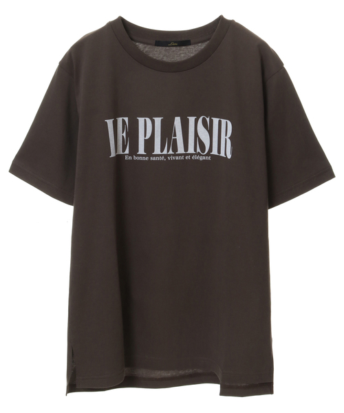 Liesse（リエス）の「シルケット天竺　PLAISIR Tシャツ（Tシャツ/カットソー・レディース・ホワイト/モカ/ライトグレー・FREE）」の16枚目の写真