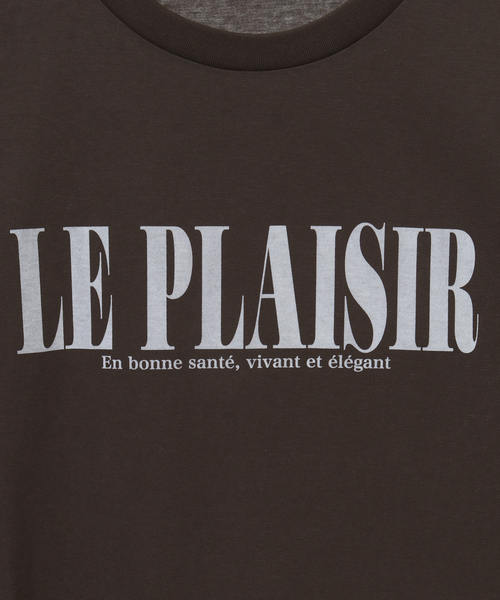 Liesse（リエス）の「シルケット天竺　PLAISIR Tシャツ（Tシャツ/カットソー・レディース・ホワイト/モカ/ライトグレー・FREE）」の19枚目の写真