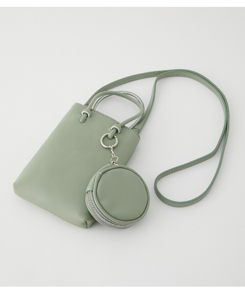 RODEO CROWNS WIDE BOWL（ロデオクラウンズワイドボウル）の「MULTI ポーチセット（ショルダーバッグ・レディース・ブラック/ライトパープル/ライトグリーン・FREE）」の11枚目の写真