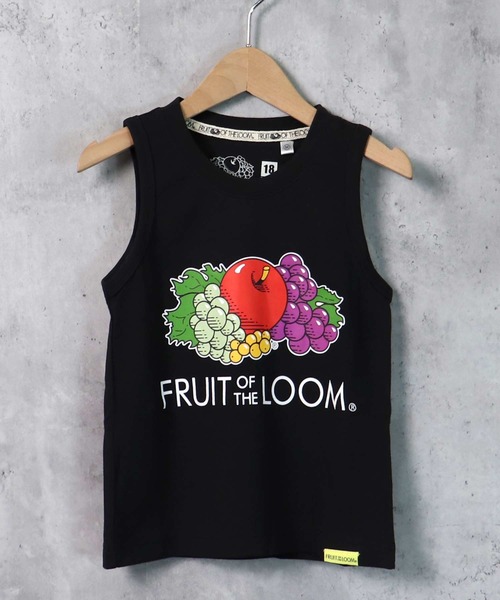FRUIT OF THE LOOM（フルーツオブザルーム）の「FRUIT OF THE LOOM/フルーツオブザルーム　プリントタンクトップ　キッズ（タンクトップ・キッズ・ホワイト/ブラック/グレー・S/M/L）」の3枚目の写真
