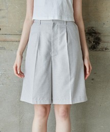 flaner | Loose linen like half pants/ルーズリネンライクハーフパンツ(その他パンツ)