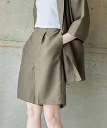 Loose linen like half pants/ルーズリネンライクハーフパンツ