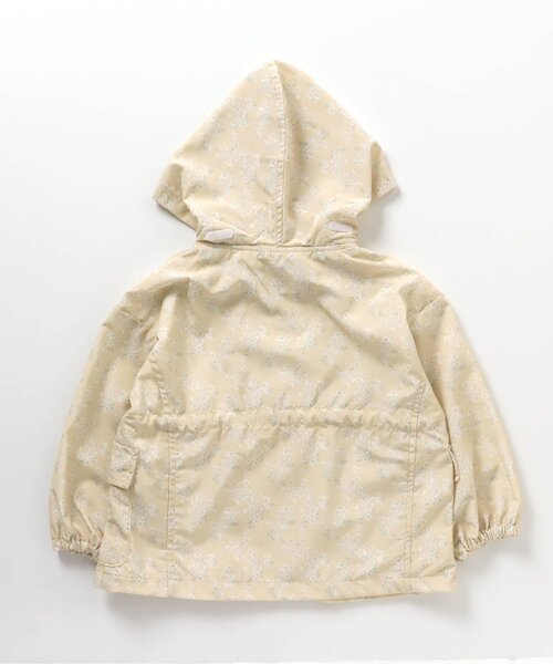 ミモザ柄ウィンドブレーカー_撥水加工（ナイロンジャケット）｜apres