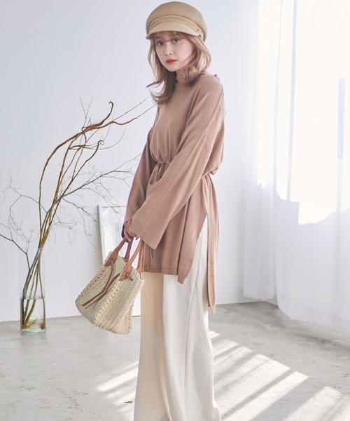 Dita（ディータ）の「ペーパーメッシュトートバッグ（トートバッグ・レディース・ナチュラル/ブラウン・FREE）」の9枚目の写真