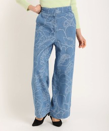 フルフローラデニム　パンツ