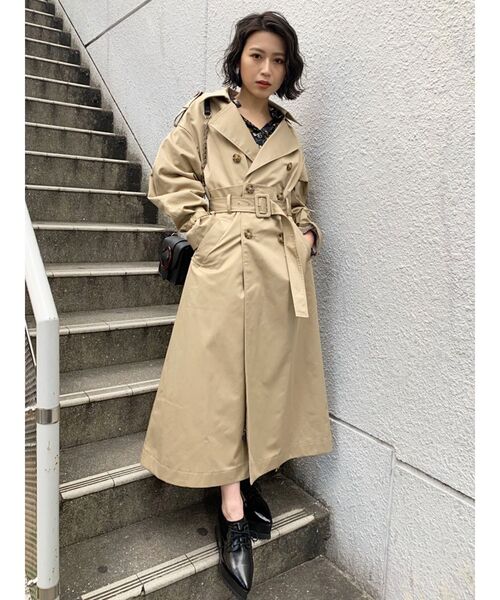 ブランド古着 トレンチコート トレンチコート Murua ムルーア のファッション通販 Zozoused
