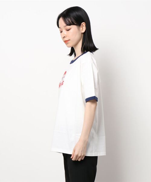 BABYDOLL(ベビードール)の「WENDYS 親子お揃い Tシャツ 6693A(Tシャツ/カットソー・レディース・ネイビー/レッド・S/M)」の3枚目の写真
