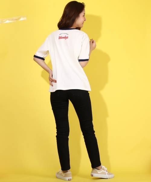 BABYDOLL(ベビードール)の「WENDYS 親子お揃い Tシャツ 6693A(Tシャツ/カットソー・レディース・ネイビー/レッド・S/M)」の8枚目の写真