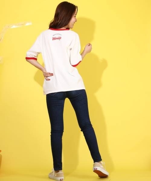 BABYDOLL(ベビードール)の「WENDYS 親子お揃い Tシャツ 6693A(Tシャツ/カットソー・レディース・ネイビー/レッド・S/M)」の15枚目の写真