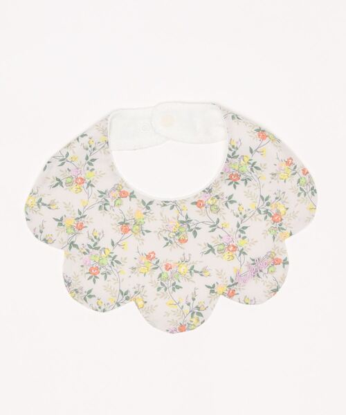 HAKKA BABY（ハッカベビー）の「[ベビー]花型スタイ（スタイ/よだれかけ・キッズ・ブルー/グレー/ピンク/ホワイト/キナリ/オフホワイト/パープル・FREE）」の5枚目の写真