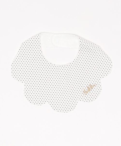 HAKKA BABY（ハッカベビー）の「[ベビー]花型スタイ（スタイ/よだれかけ・キッズ・ブルー/グレー/ピンク/ホワイト/キナリ/オフホワイト/パープル・FREE）」の3枚目の写真